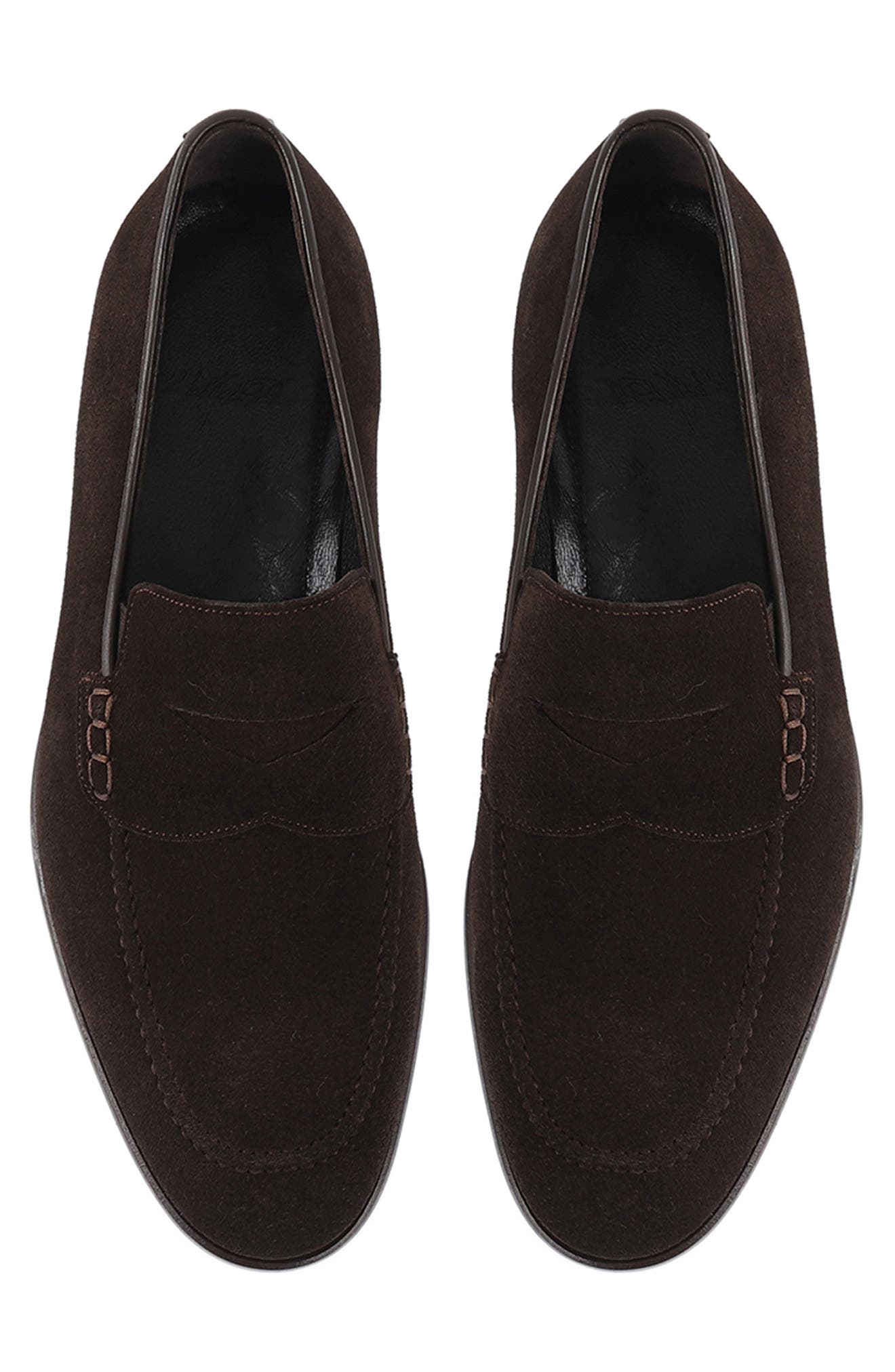 Ganado Penny Loafer, Alternate, color, DARK BROWN