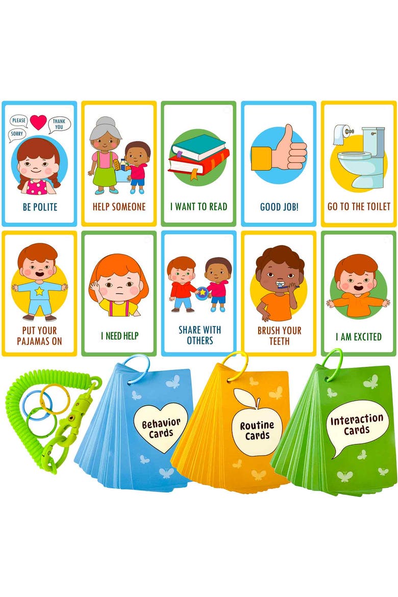 Autism Learning Materials - Communication Kids Cards, Main, color, Autism