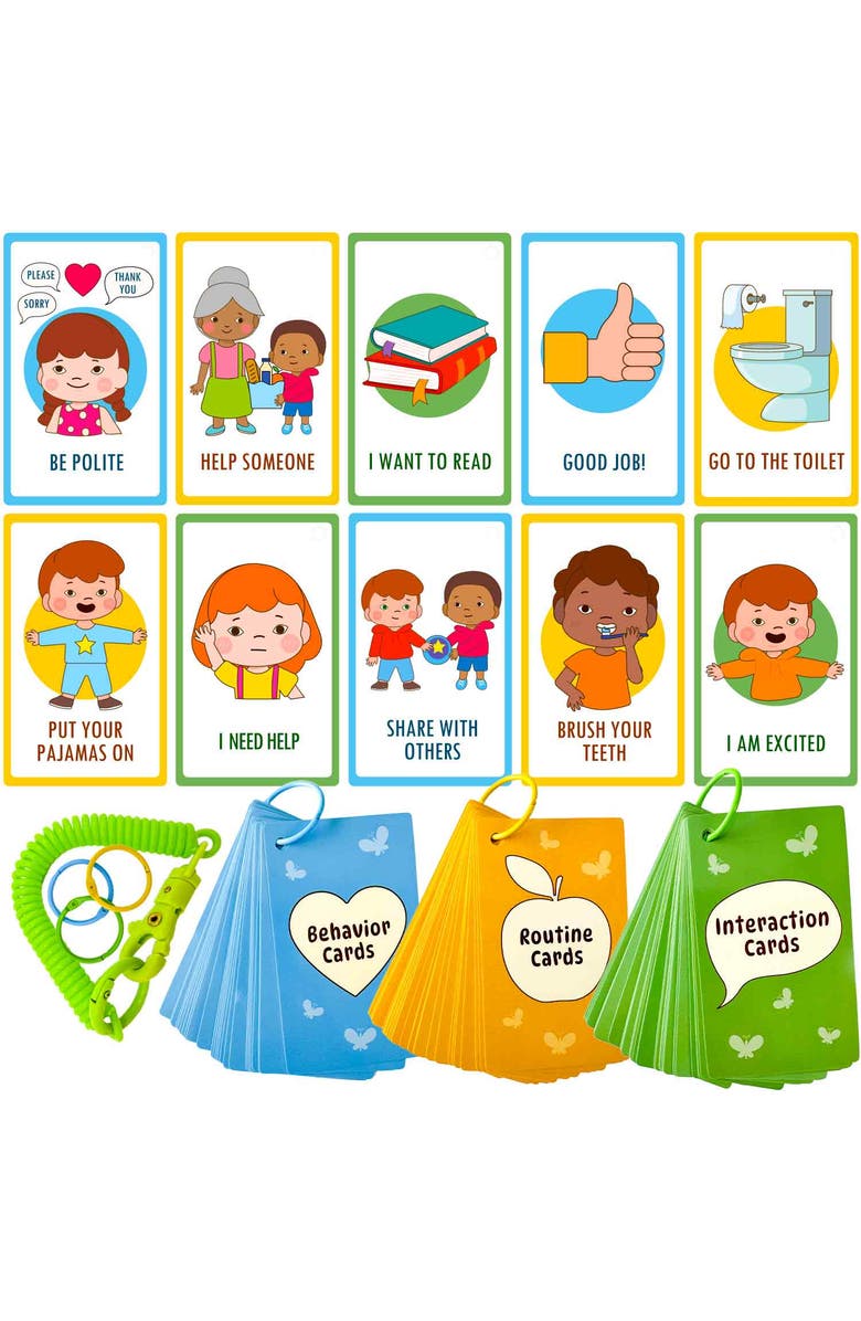 Quokka Autism Learning Materials - Communication Cards for Kids, Main, color, Autism