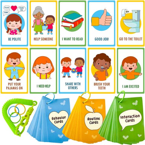 Autism Learning Materials - Communication Cards for Kids