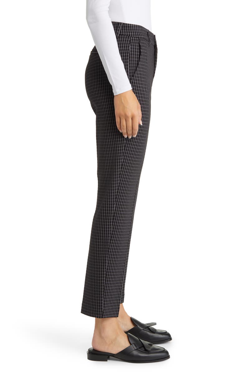 Liverpool Los Angeles Liverpool Kelsey Check Knit Skinny Pants, Alternate, color, 