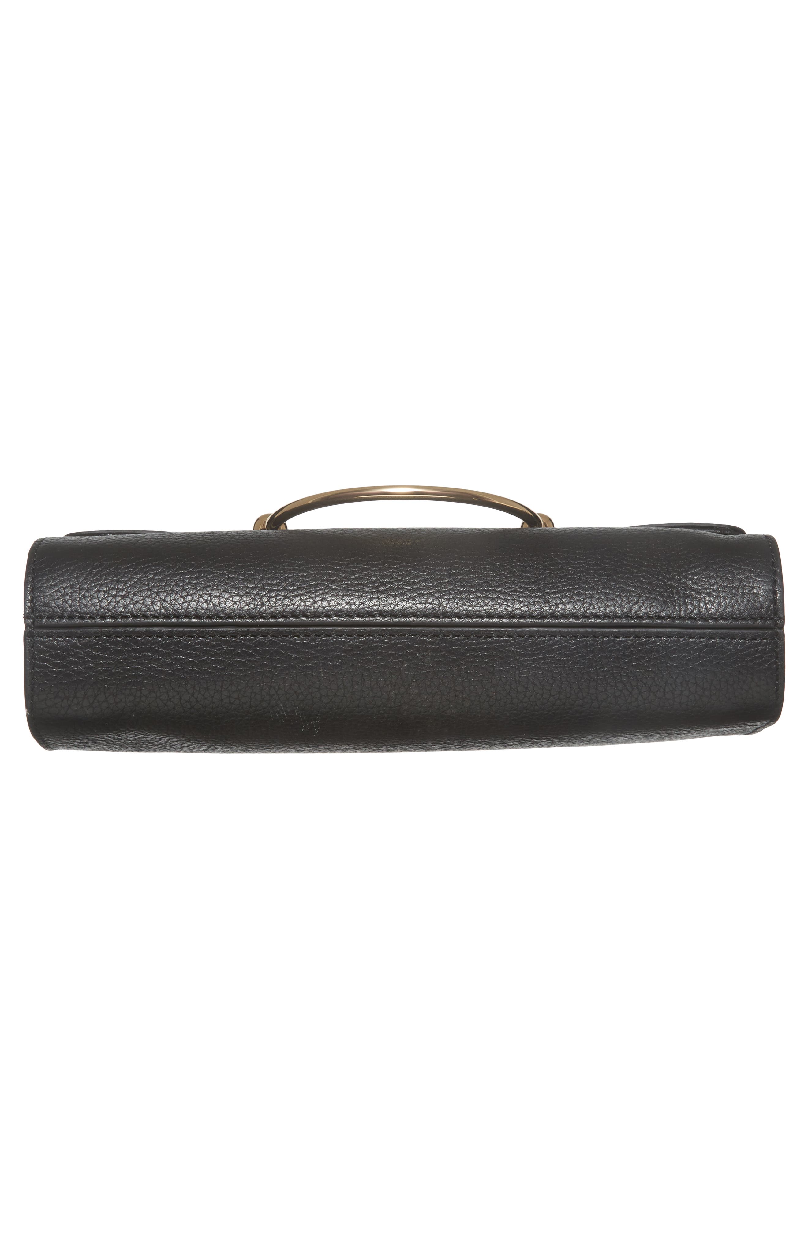 Milly Astor Pebbled Leather Flap Clutch, Alternate, color, 