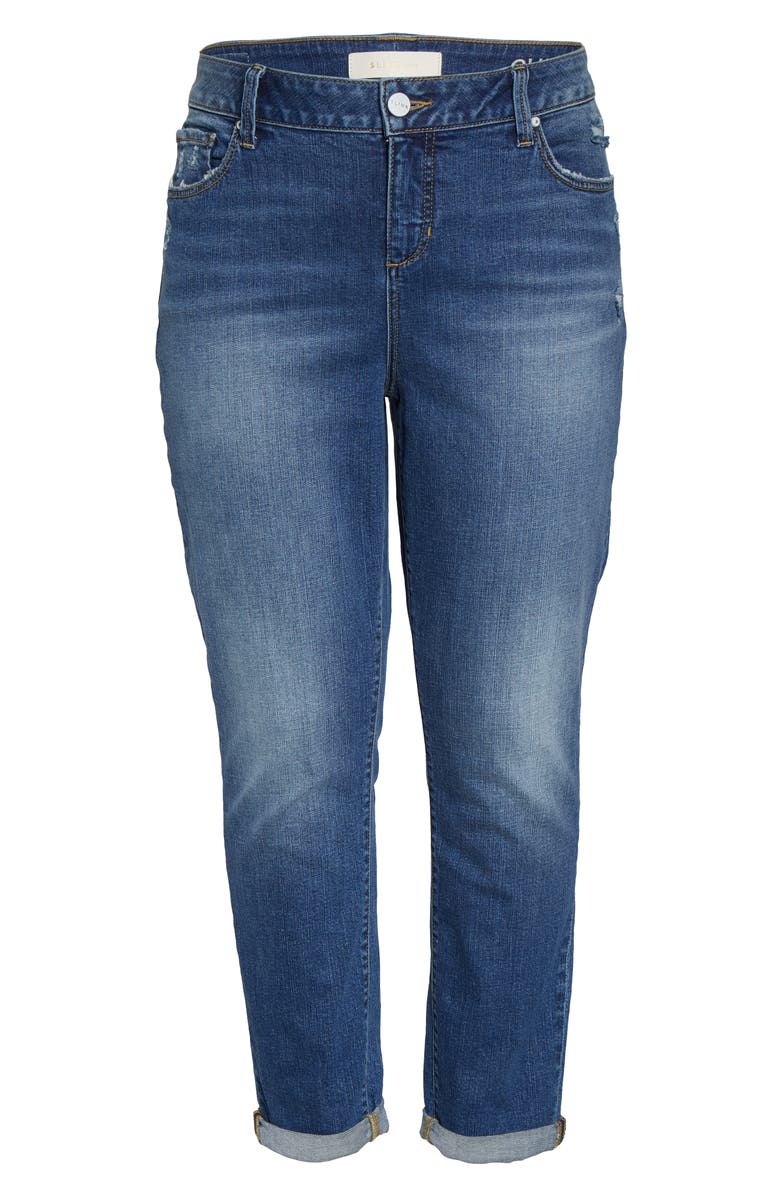 SLINK Jeans High Waist Boyfriend Jeans, Alternate, color,