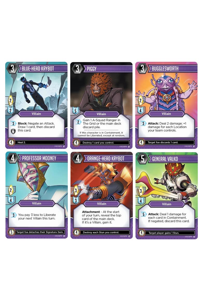 Power Rangers Deckbuilding Game S.P.D. To The Rescue Expansion Set, Alternate, color, Multicolored