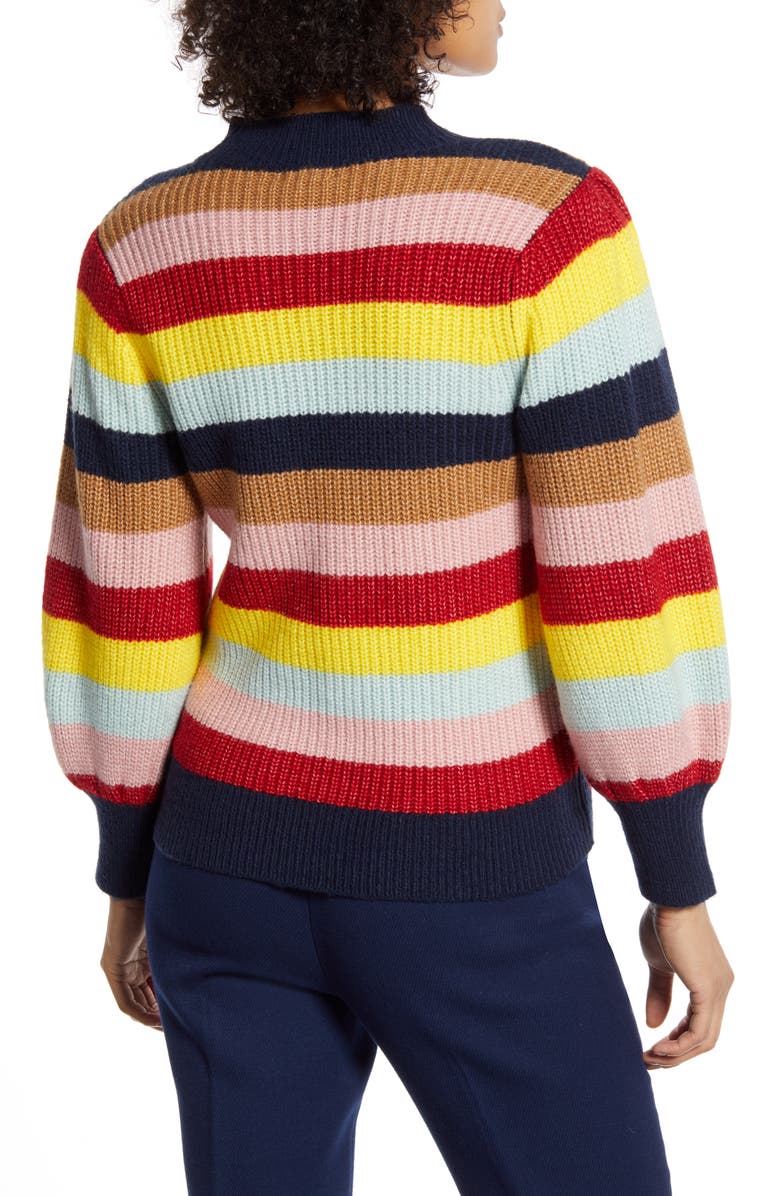 Halogen<sup>®</sup> x Atlantic-Pacific Blouson Sleeve Sweater, Alternate, color, 