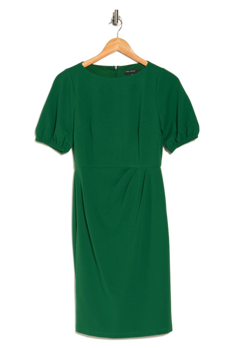 Puff Sleeve Sheath Dress, Alternate, color, FORMAL GARDEN