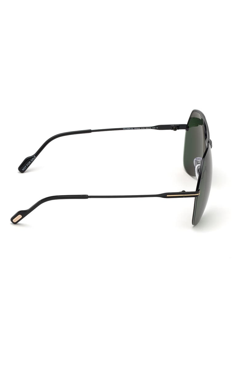 TOM FORD 62mm Aviator Sunglasses, Alternate, color, 