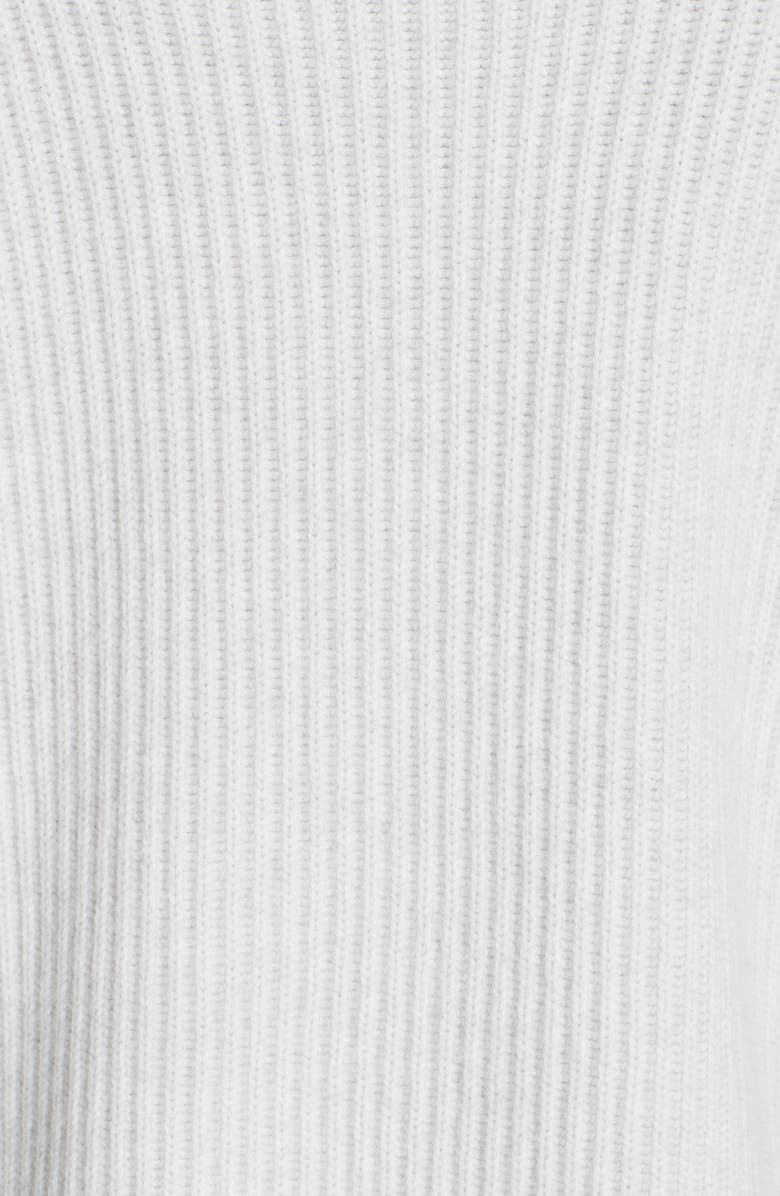 Vince Button Cuff Funnel Neck Sweater, Alternate, color, 