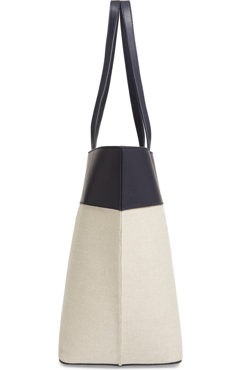 A.P.C. Totally Leather & Canvas Tote Bag, Alternate, color,