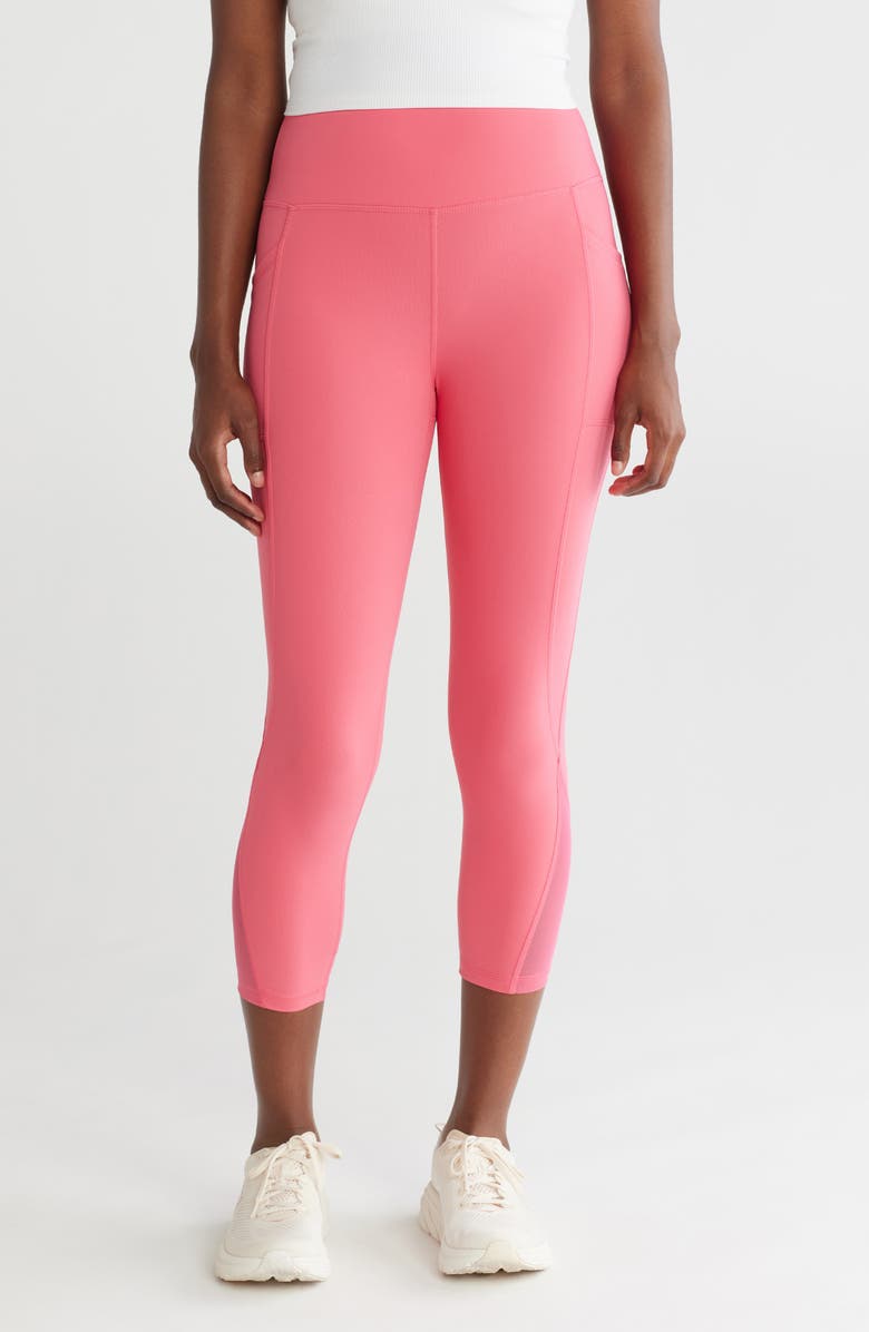 Gottex Shaper Capri Leggings, Main, color, Watermelon