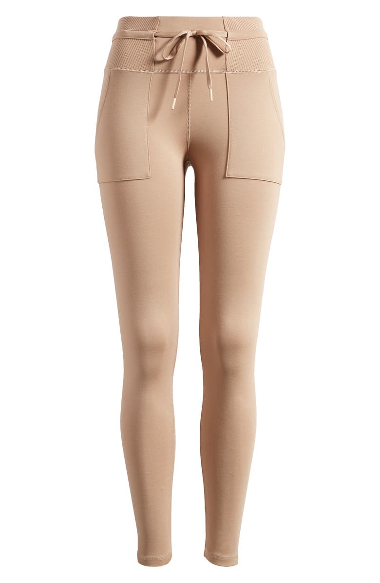 TravisMathew Beyond the Coast Ponte Pants, Alternate, color, Natural