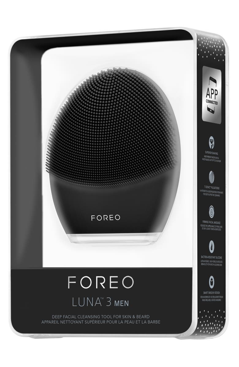 FOREO LUNA<sup>™</sup> 3 for Men Deep Facial Cleansing Tool, Alternate, color, 