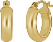Bony Levy Essentials 14K Gold Smooth Hoop Earrings