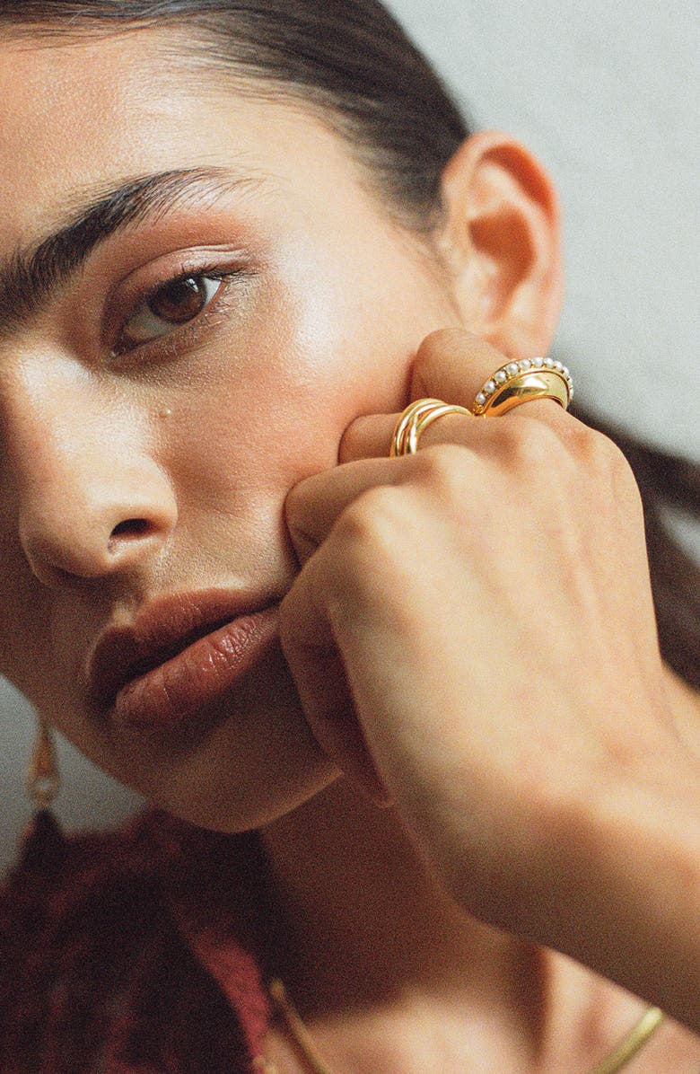 Missoma Cultured Pearl Ring, Alternate, color,