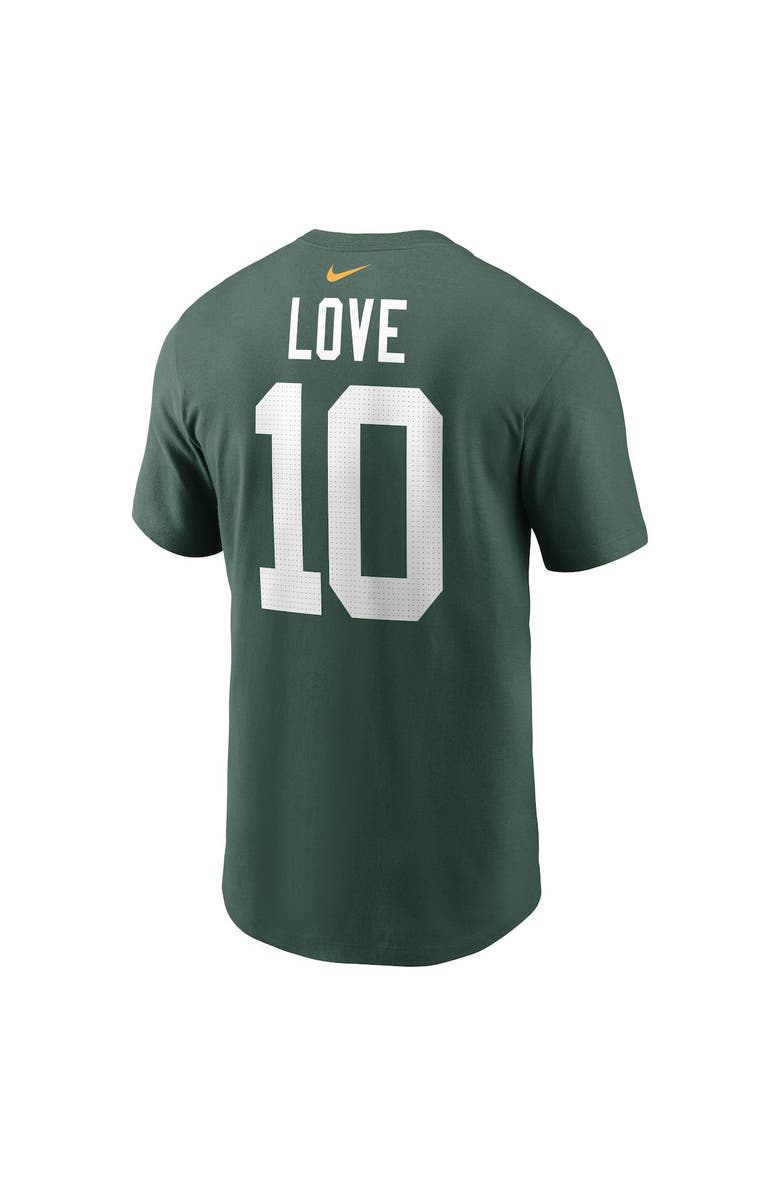 Nike Men's Nike Jordan Love Green Green Bay Packers Player Name & Number T-Shirt, Alternate, color, Green