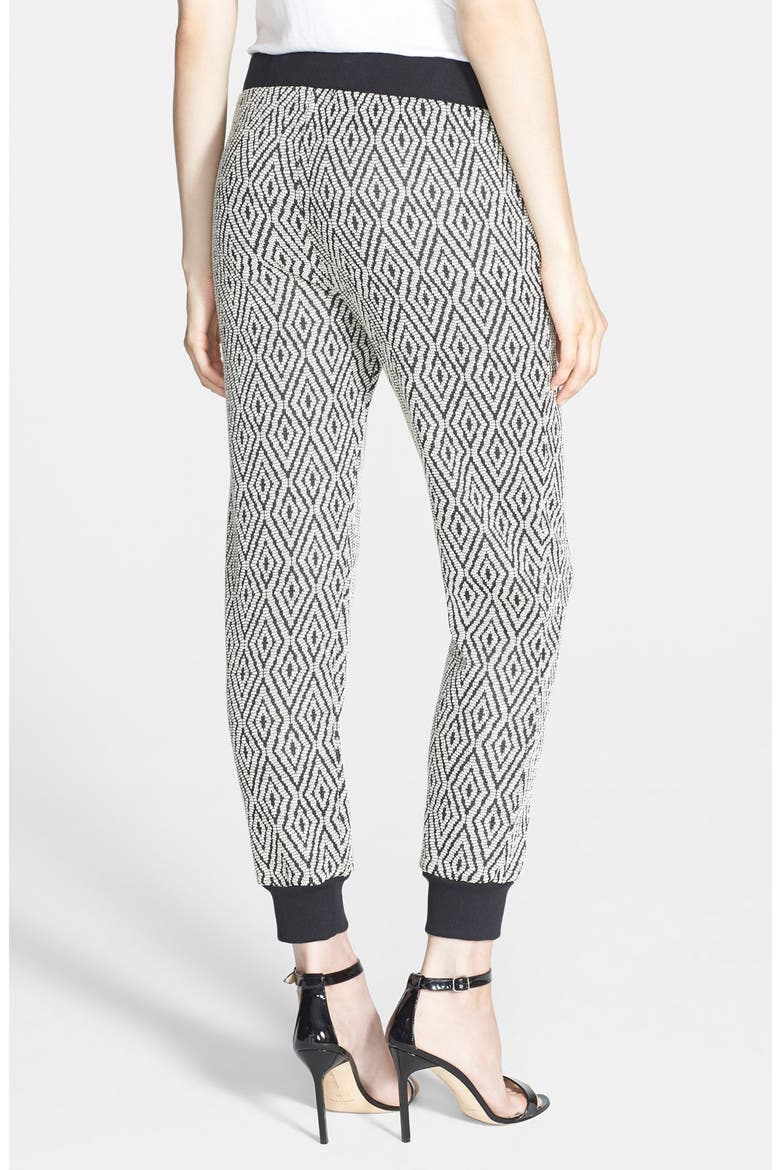 'Minka' Track Pants, Alternate, color, BLACK