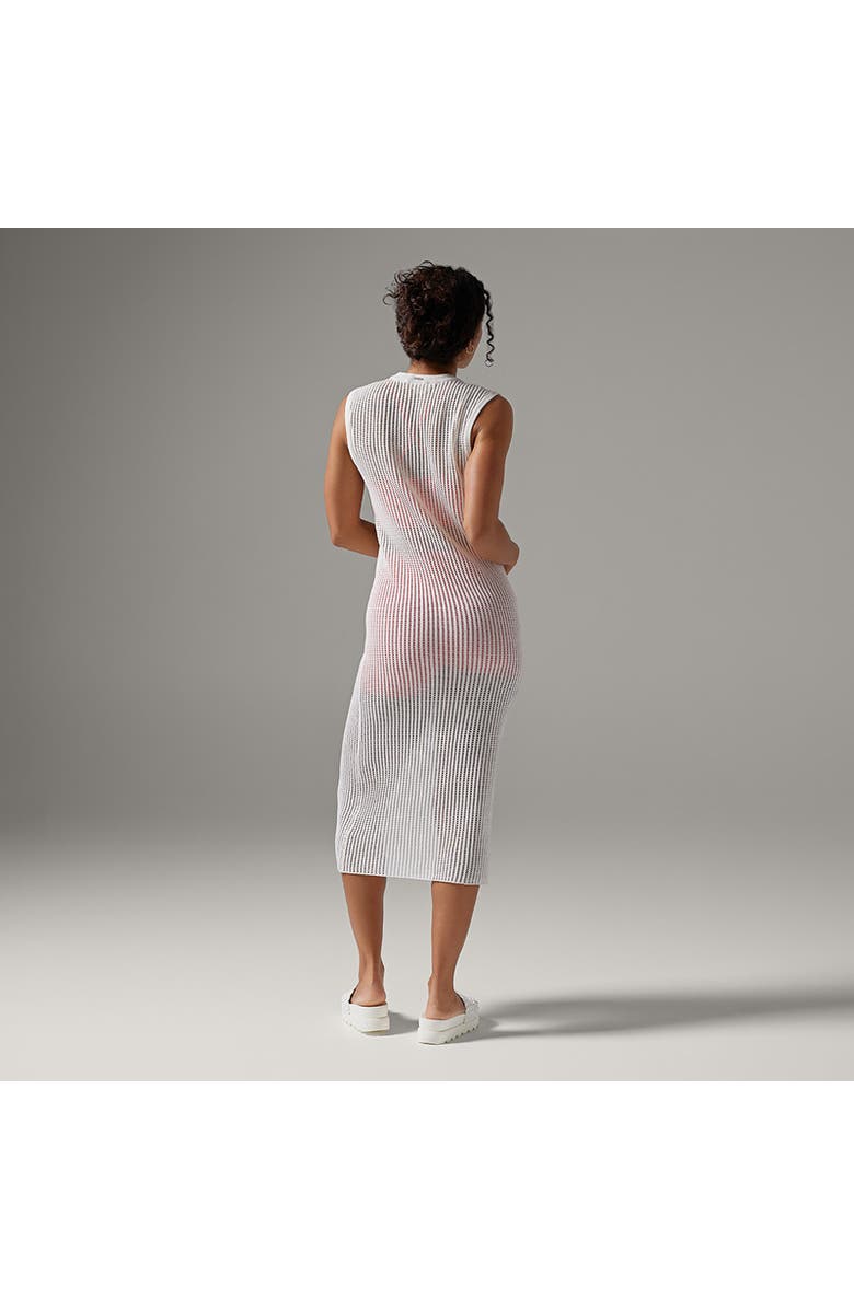 Tavi Retreat Sleeveless Open Knit Dress, Alternate, color, Coconut