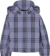 Burberry Check Nylon Hooded Jacket