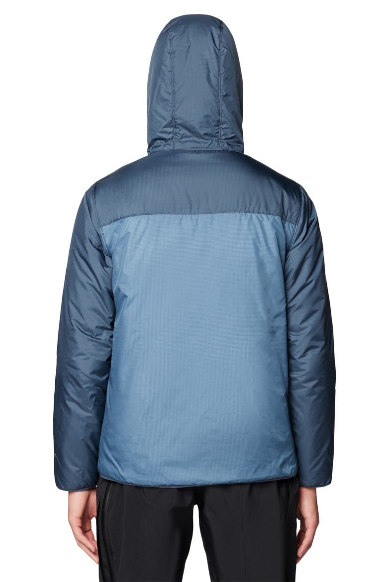 Après Pro Insulated Hooded Jacket, Alternate, color, ADRIATIC BLUE/ MOON BLUE