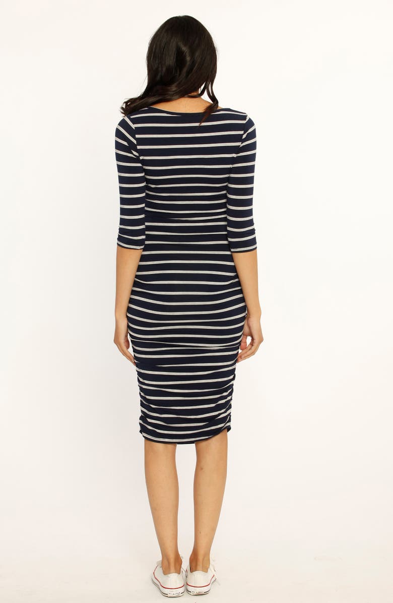 Angel Maternity Maternity Dress & Cardigan Set, Alternate, color, 