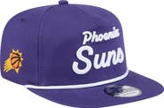 New Era Men's New Era Purple Phoenix Suns Team Text Golfer Snapback Hat