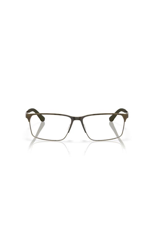 Costa 56mm Rectangle Optical Glasses In Brown