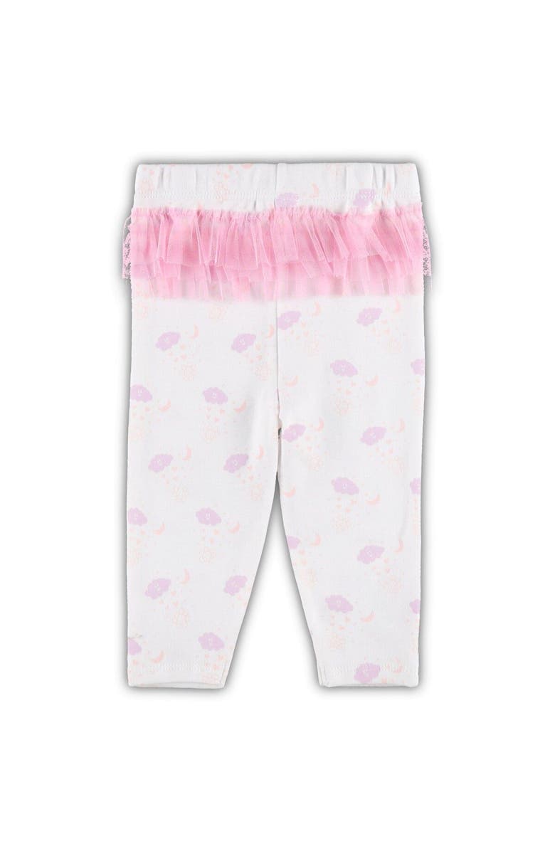 Outerstuff Newborn & Infant White/Pink Chicago Cubs Spreading Love Bodysuit & Tutu with Leggings Set, Alternate, color, White