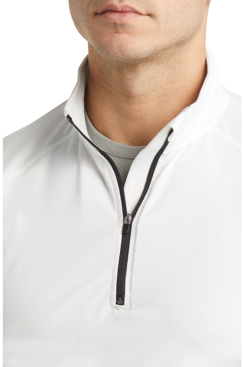 Liam Quarter Zip Pullover, Alternate, color, WHITE-GLACIER