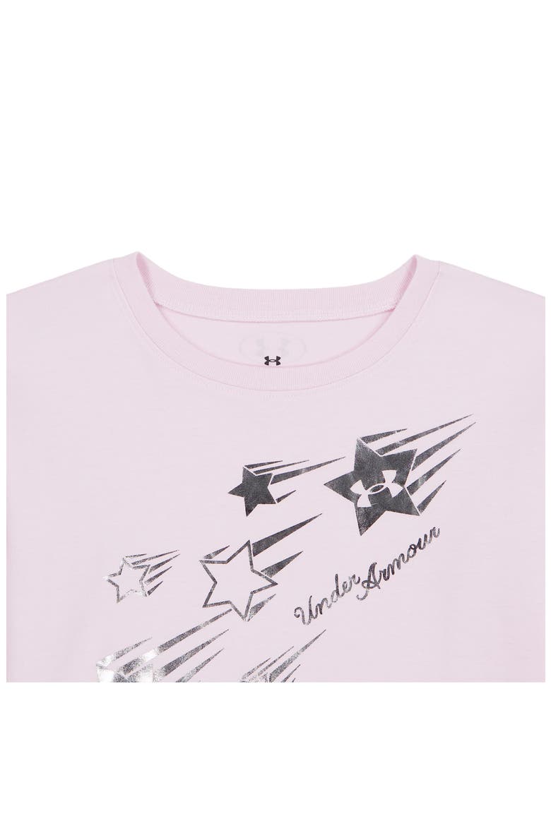 Kids' Foil Graphic Long Sleeve Tee & Leggings Set, Alternate, color, PRIME PINK