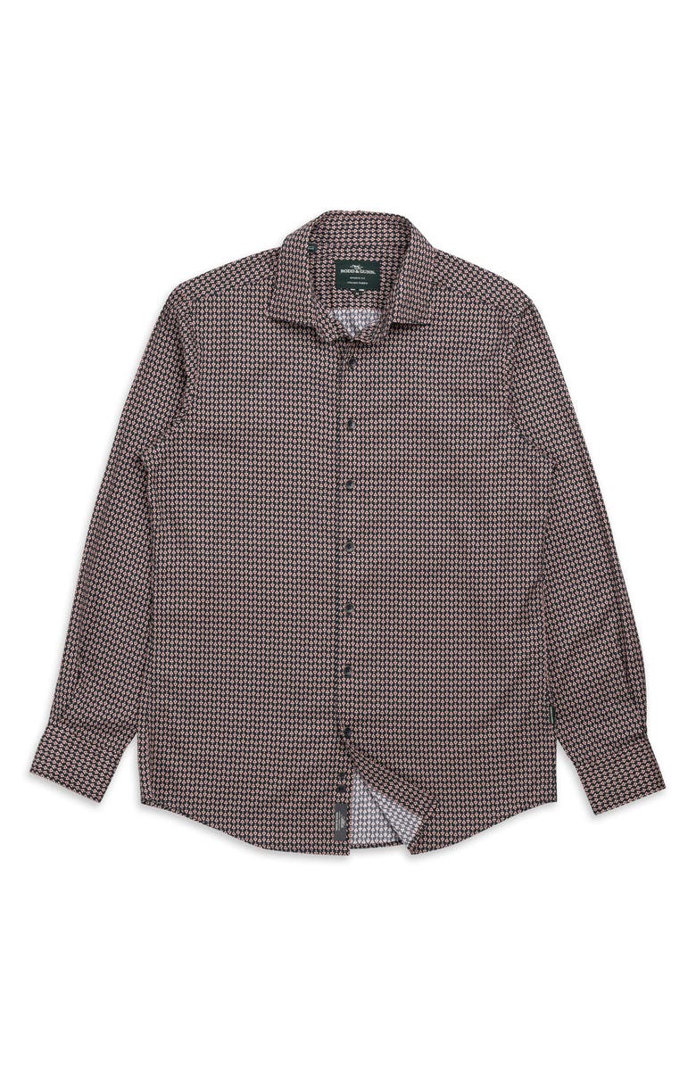 Rodd & Gunn North Cove Sports Fit Geometric Print Button-Up Shirt, Alternate, color,