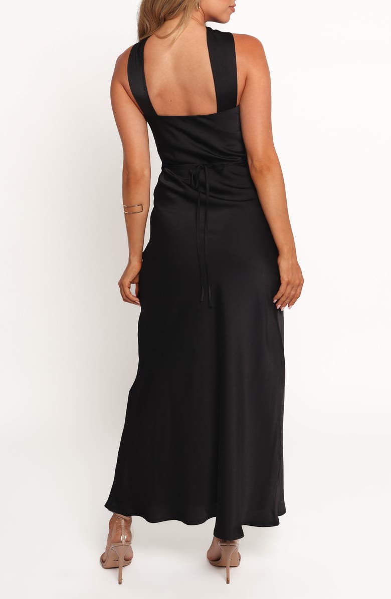 Petal & Pup Donata Satin Evening Dress, Alternate, color,