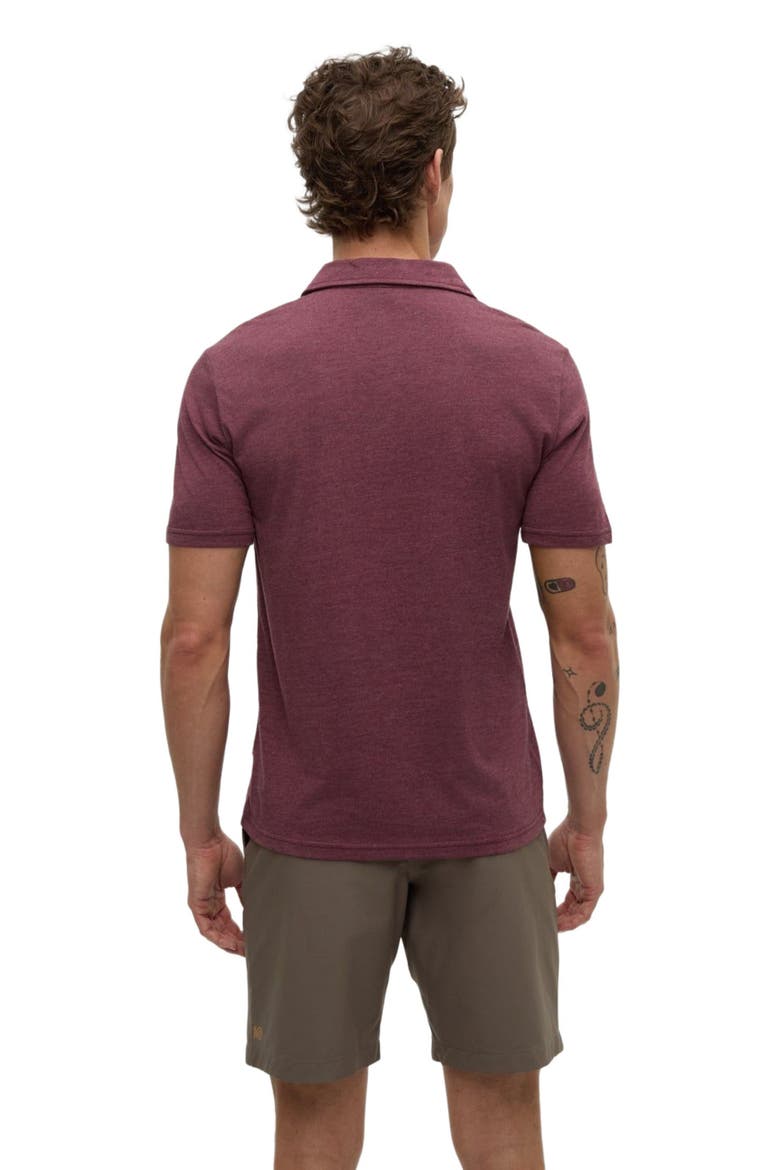 Astir Polo, Alternate, color, Rosewood Fleck
