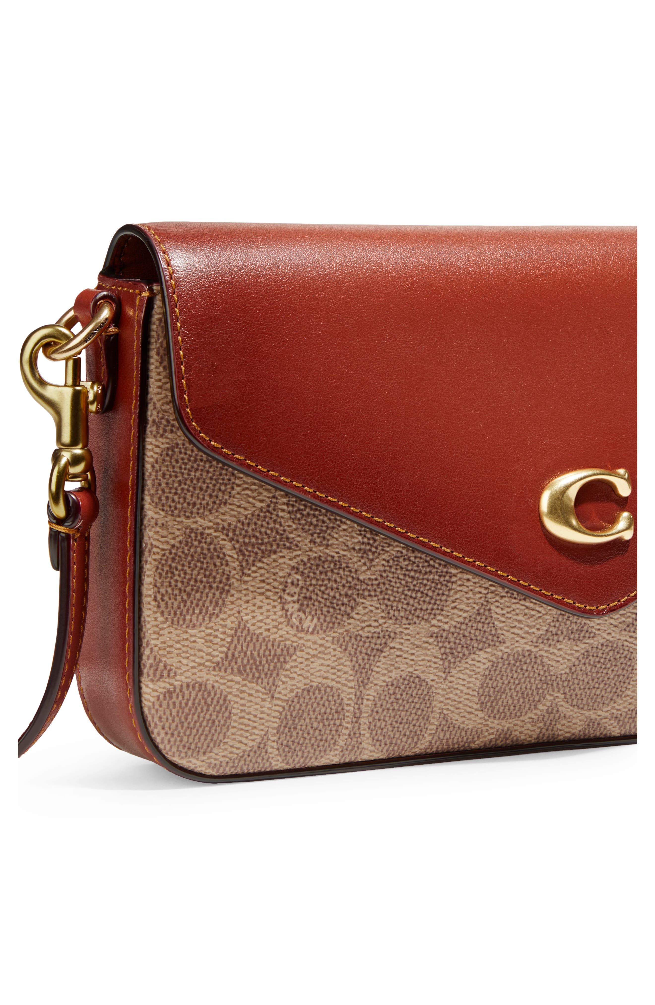 COACH Wyn Signature Coated Canvas & Leather Crossbody Bag, Alternate, color, 