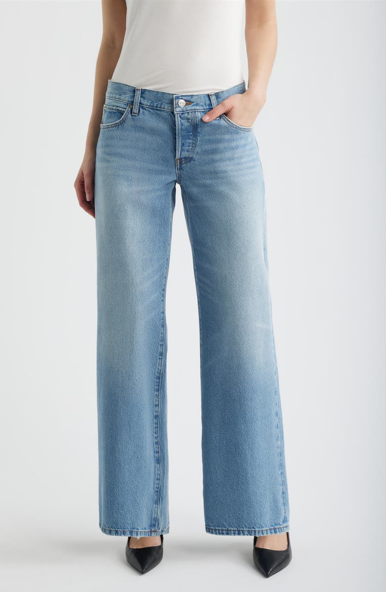 FRAME The Pixie Gray Wide Leg Jeans, Main, color, Unknown
