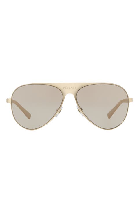 59mm Pilot Aviator Sunglasses