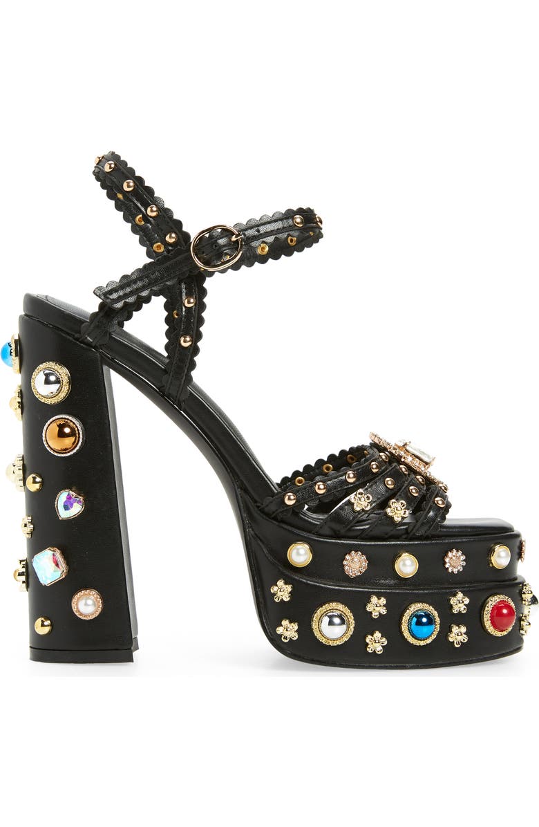 AZALEA WANG Birch Anle Strap Platform Sandal, Alternate, color,