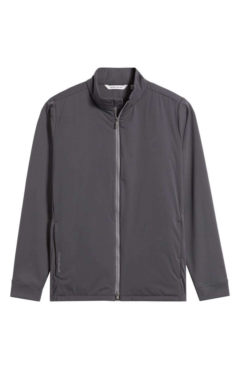 Peter Millar Merge Water Resistant Recycled Polyester Hybrid Jacket, Alternate, color, Iridium