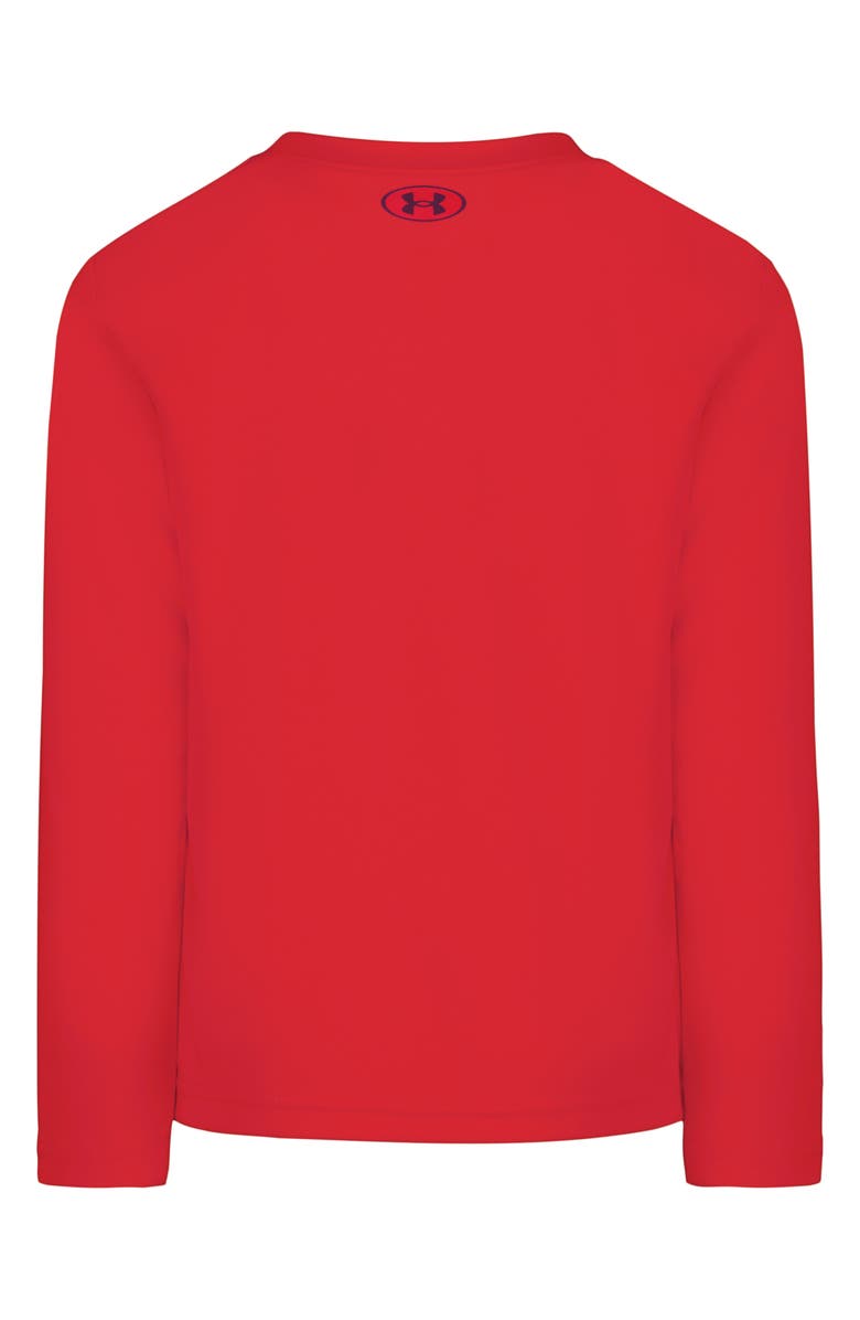 Under Armour Kids' UA MVP Energy Tech Long Sleeve Graphic T-Shirt, Alternate, color, Red