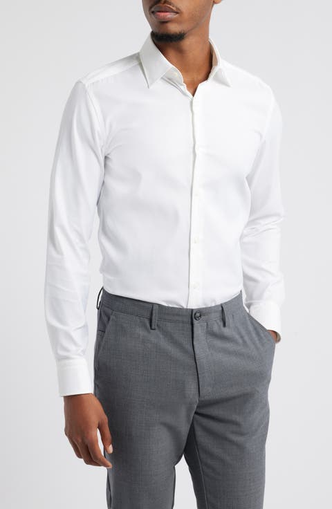 Hank Kent Performance Twill Dress Shirt (Regular & Big)