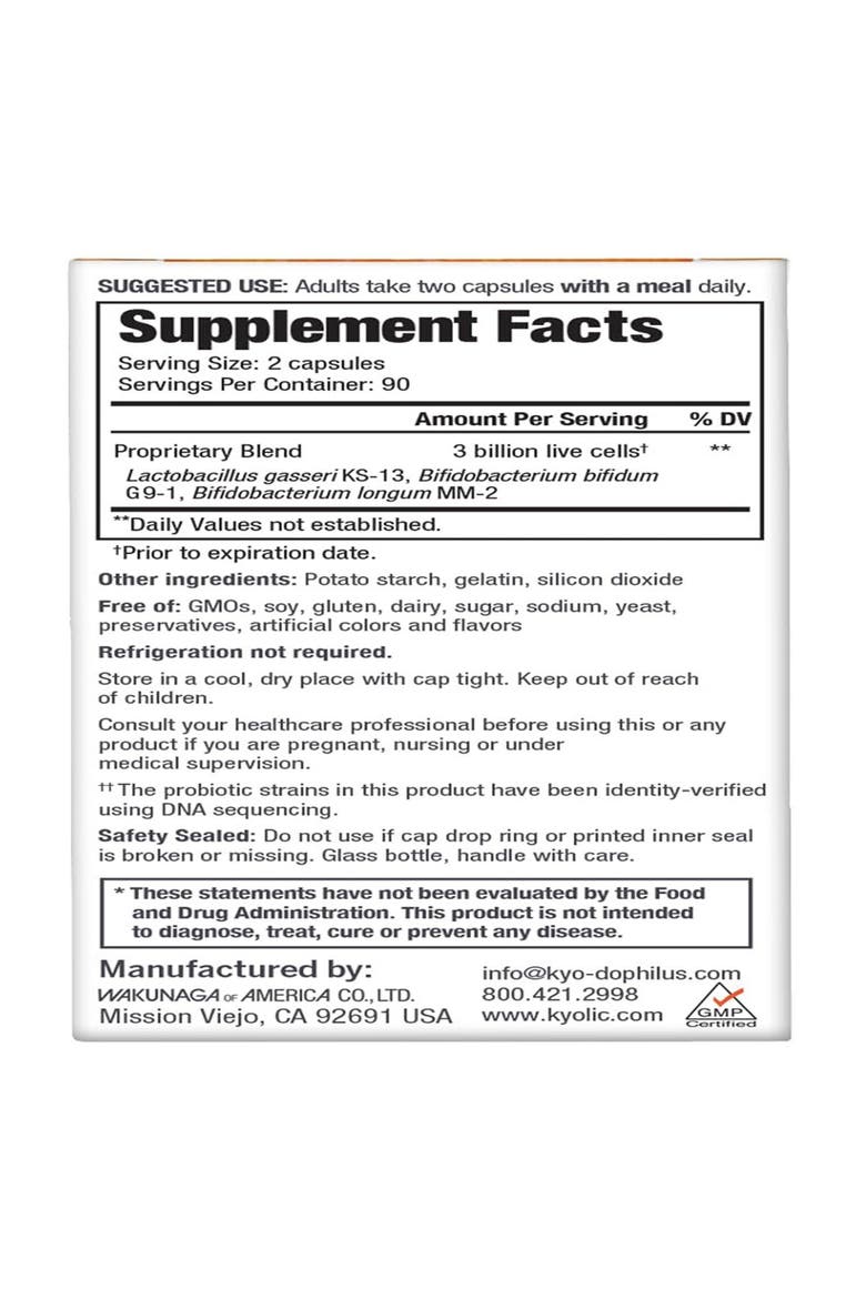 Daily Probiotic Supplement for Immune and Digestive Health Support 180 capsules(90 servings), Alternate, color, None