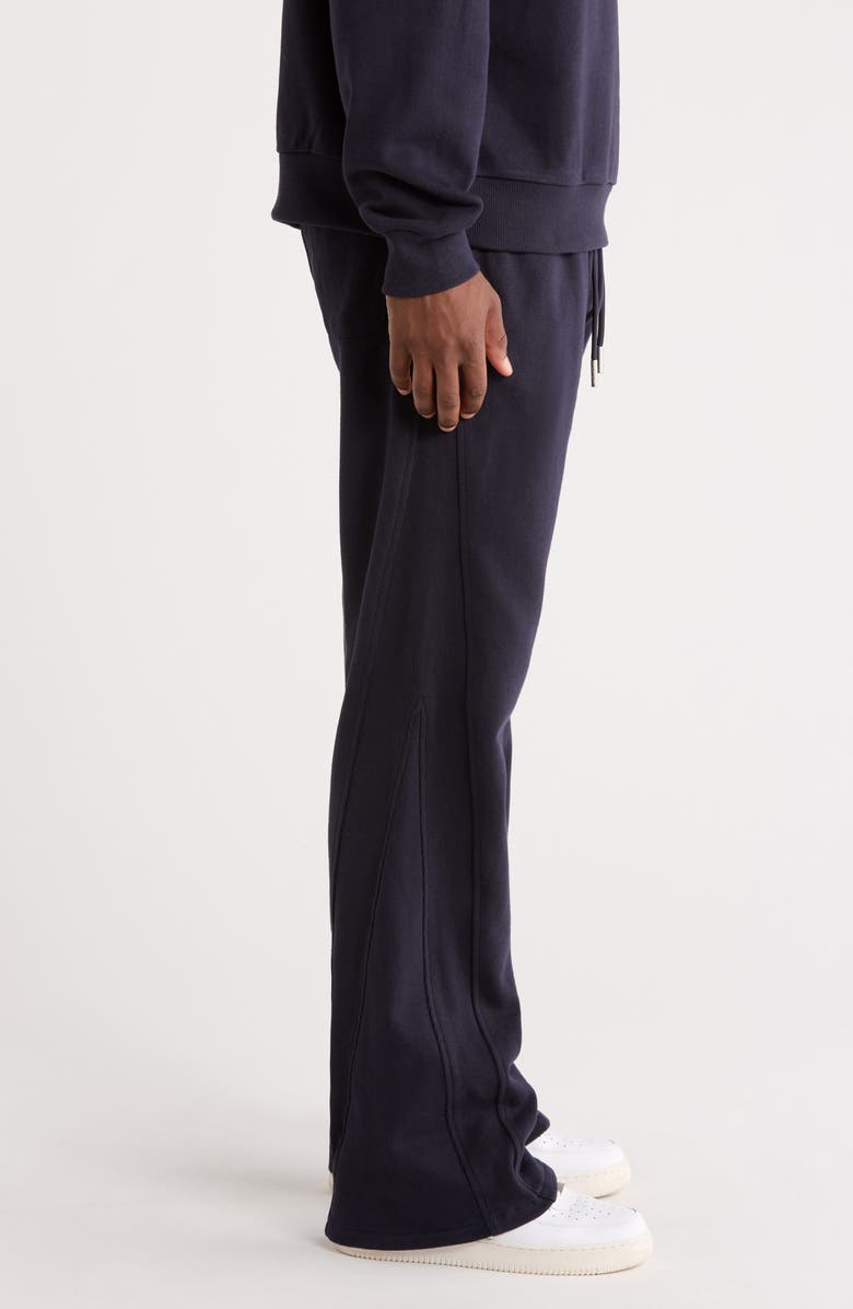 HONOR THE GIFT Track Cotton Sweatpants, Alternate, color, Navy