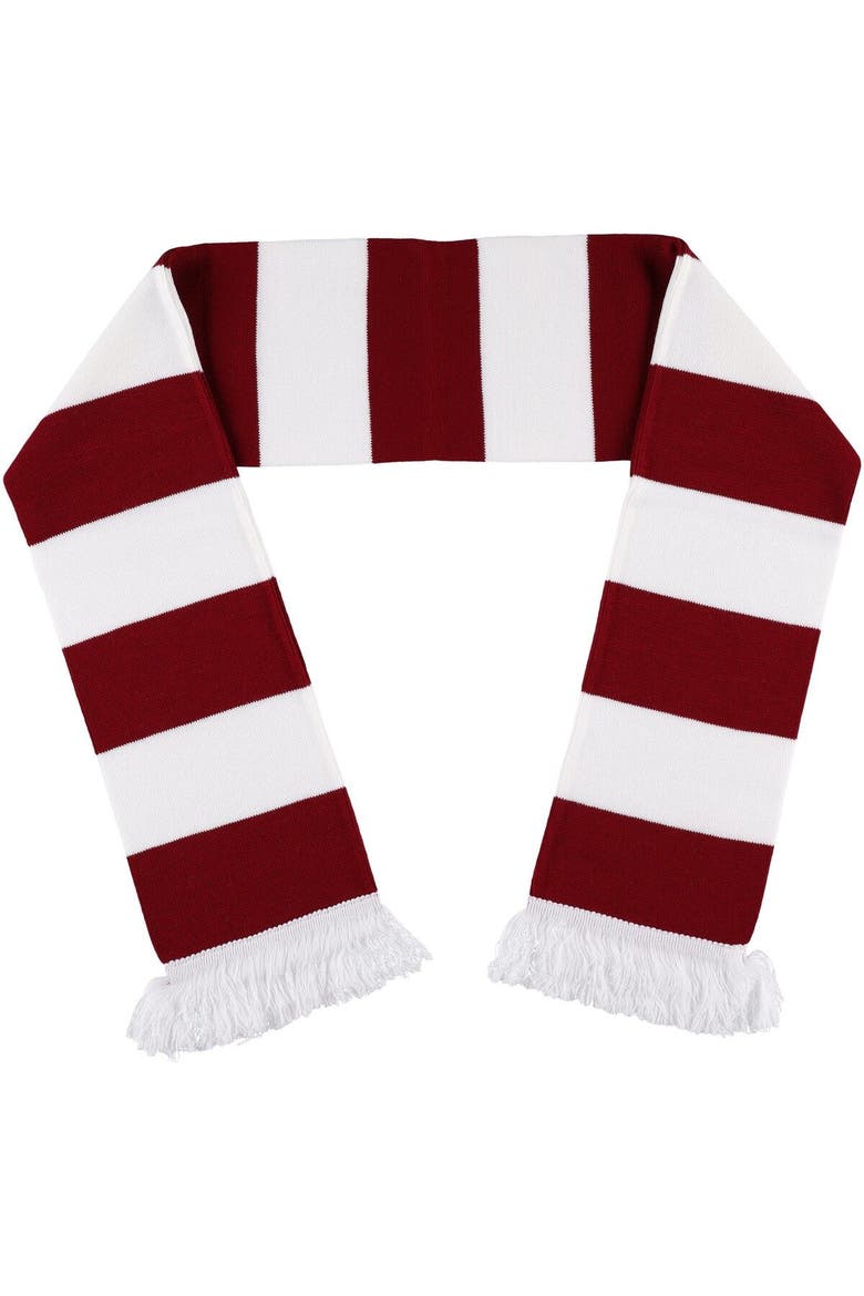 Maroon/White Heart of Midlothian FC 60'' Club Bar Scarf, Main, color, Maroon