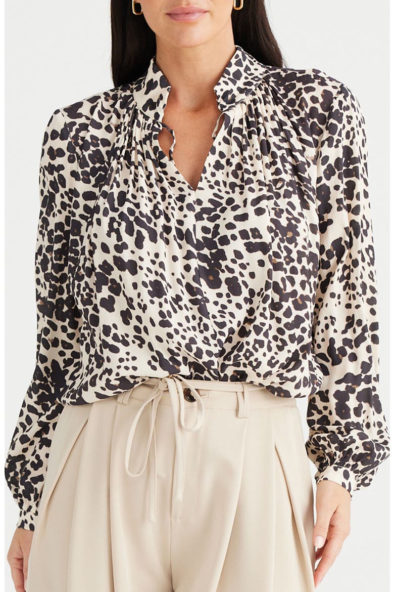 Montana Animal Spot Popover Top, Main, color, ELEMENT