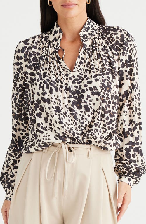 Brave+True Montana Animal Spot Popover Top in Element 