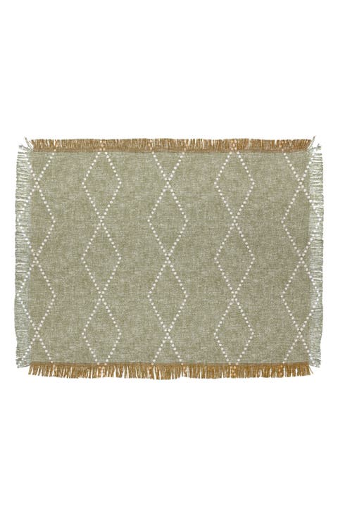 Lad Geo Diamond Throw Blanket