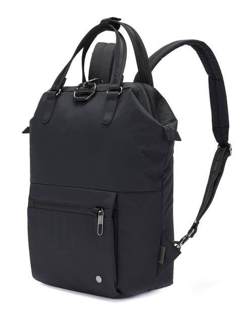 Pacsafe Citysafe Cx Mini Backpack In Econyl Black
