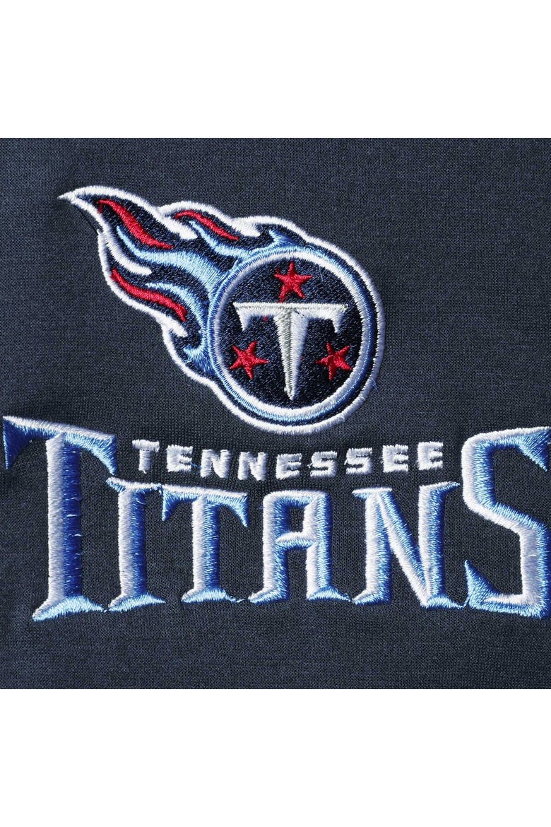 Men's Dunbrooke Navy Tennessee Titans Shag Tri-Blend Full-Zip Raglan Hoodie, Alternate, color, Navy