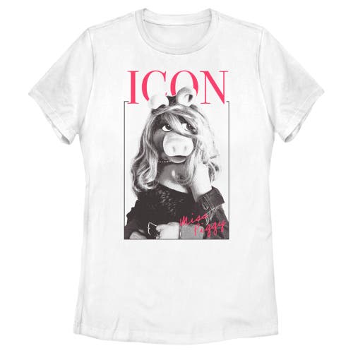 The Muppets Miss Piggy Icon Graphic T-shirt In White