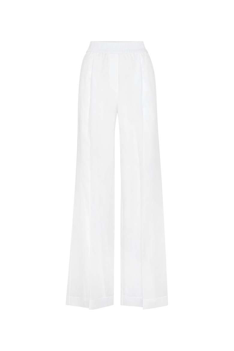 Loose Track trousers, Main, color, White