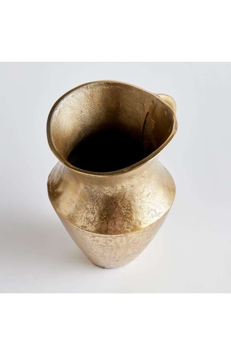 Napa Home & Garden Elaina Decorative Vase Pitcher Large, Alternate, color, Gold